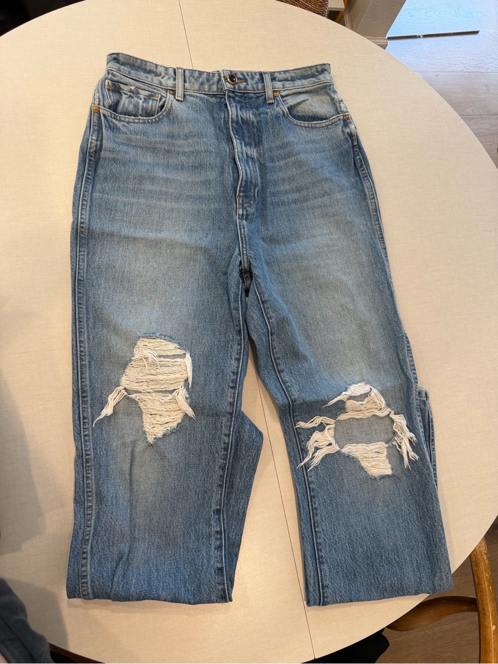Danielle High Waist Straight Leg Jeans - Picture 6 of 7